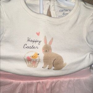 CARTER’S BABY!🐣Happy Easter Tutu outfit!🐰6 months/Baby Girl/matching set